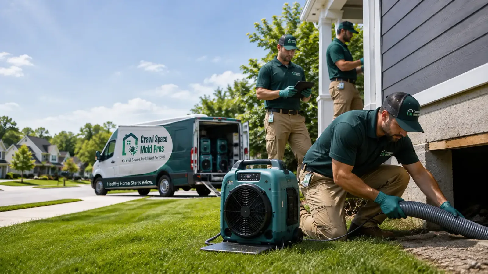 Crawl Space Mold Removal in Winslow, IN